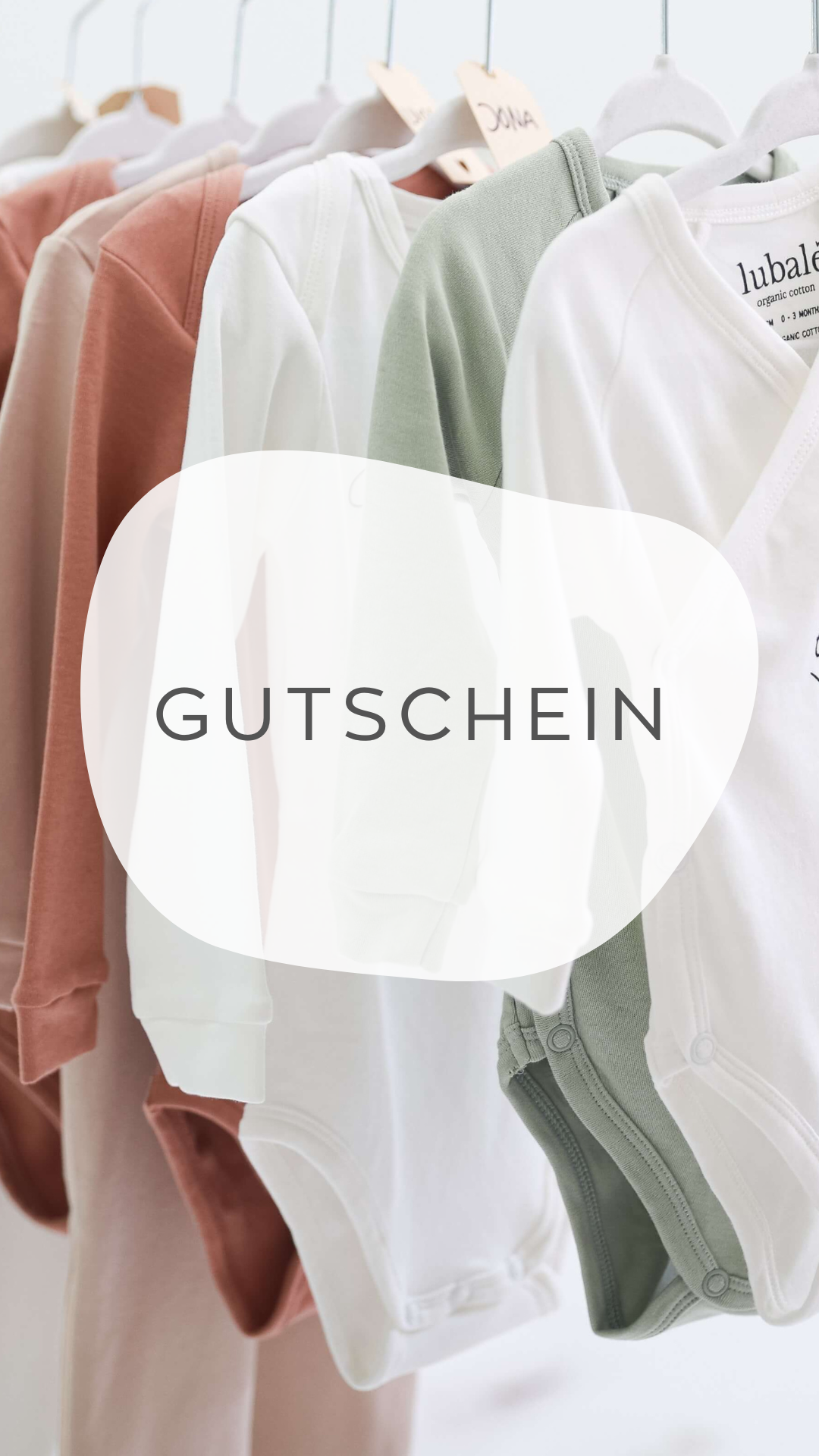 Geschenk zur Geburt Gutschein zur Geburt Lubalé Organic Cotton Wickelbody Body Babybody Strampler Pyjamas