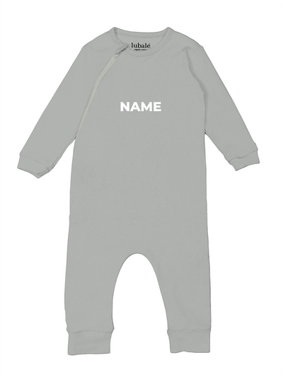 Pyjama mit Reißverschluss  -  Name personalisiert