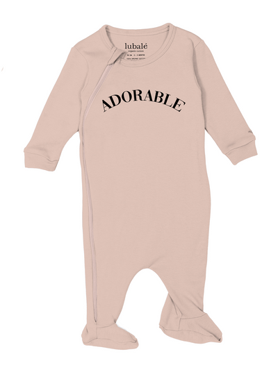Strampler mit Reißverschluss  -  Adorable