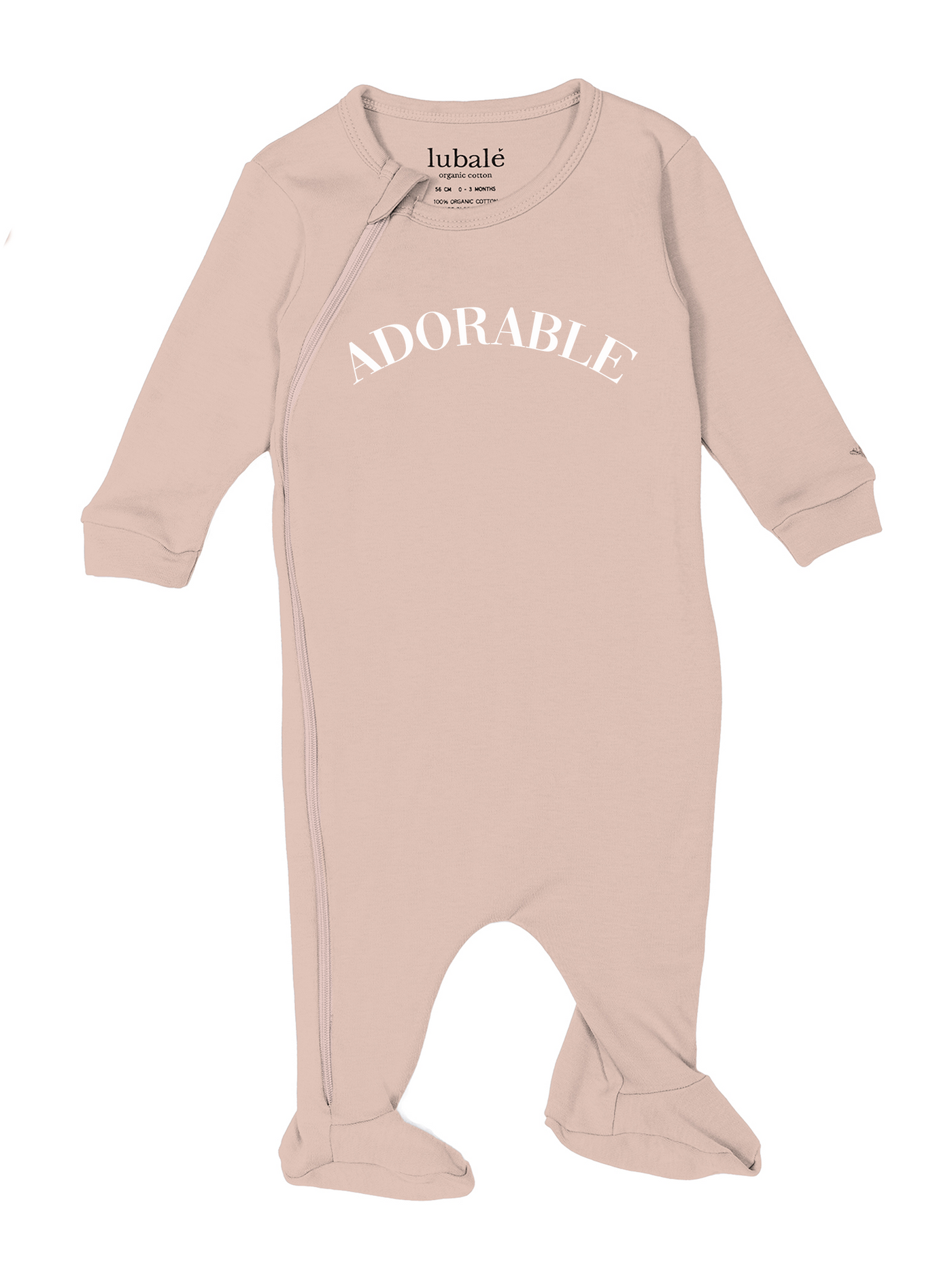 Strampler mit Reißverschluss  -  Adorable