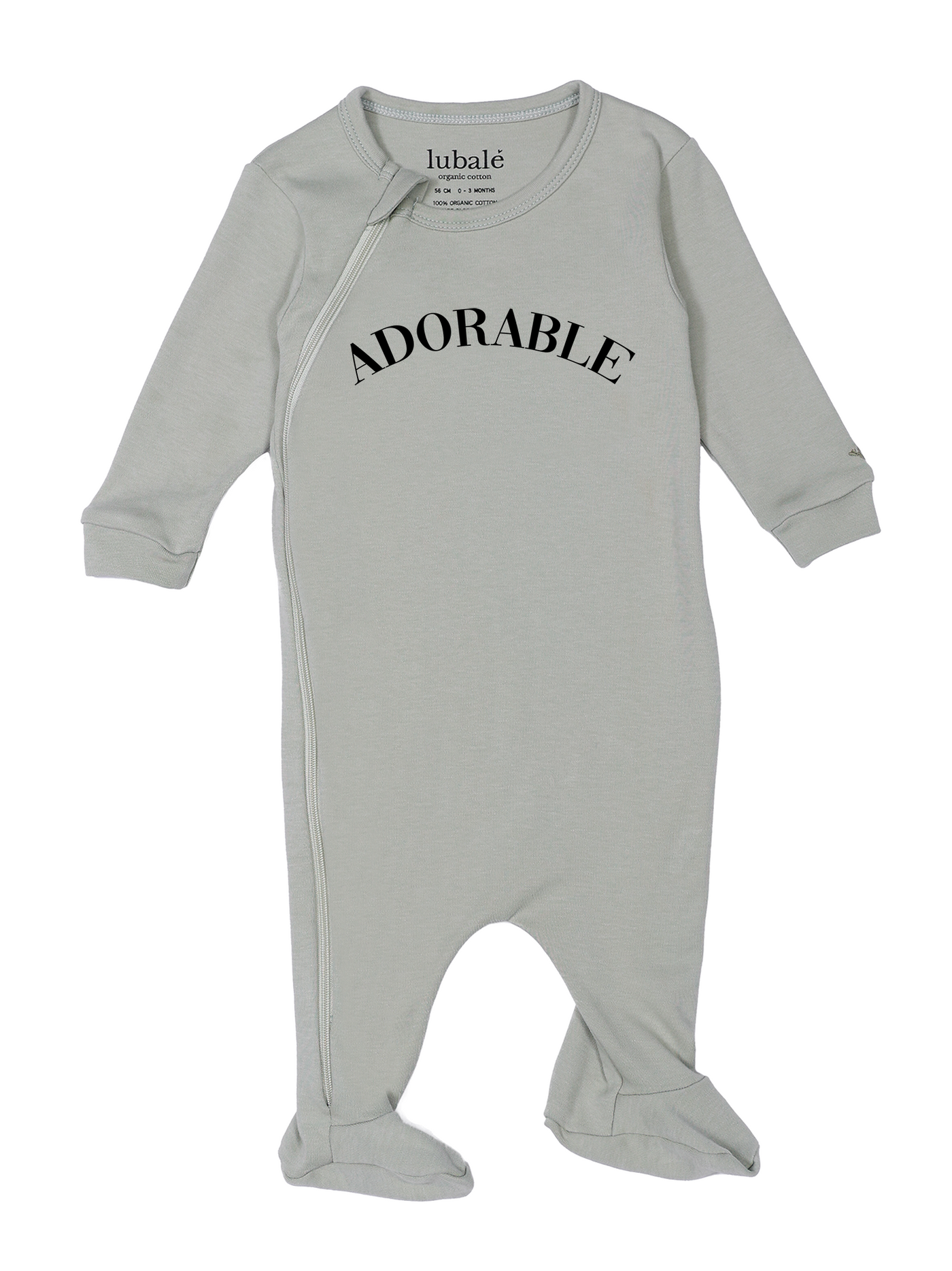Strampler mit Reißverschluss  -  Adorable