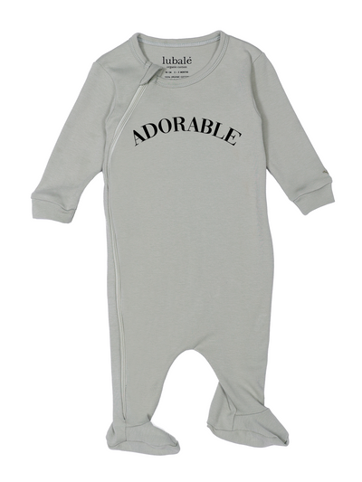 Strampler mit Reißverschluss  -  Adorable