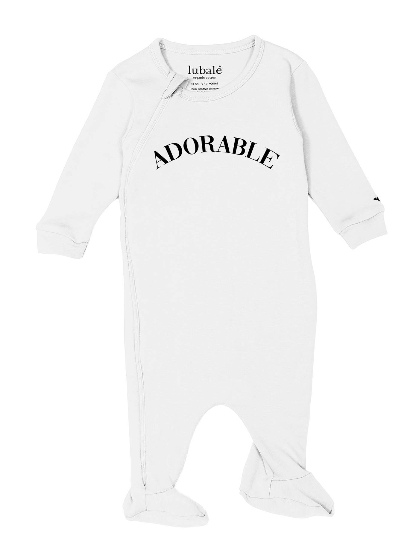 Strampler mit Reißverschluss  -  Adorable