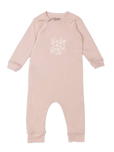 Pyjama mit Reißverschluss  -  Baby on Board