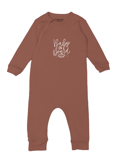 Pyjama mit Reißverschluss  -  Baby on Board