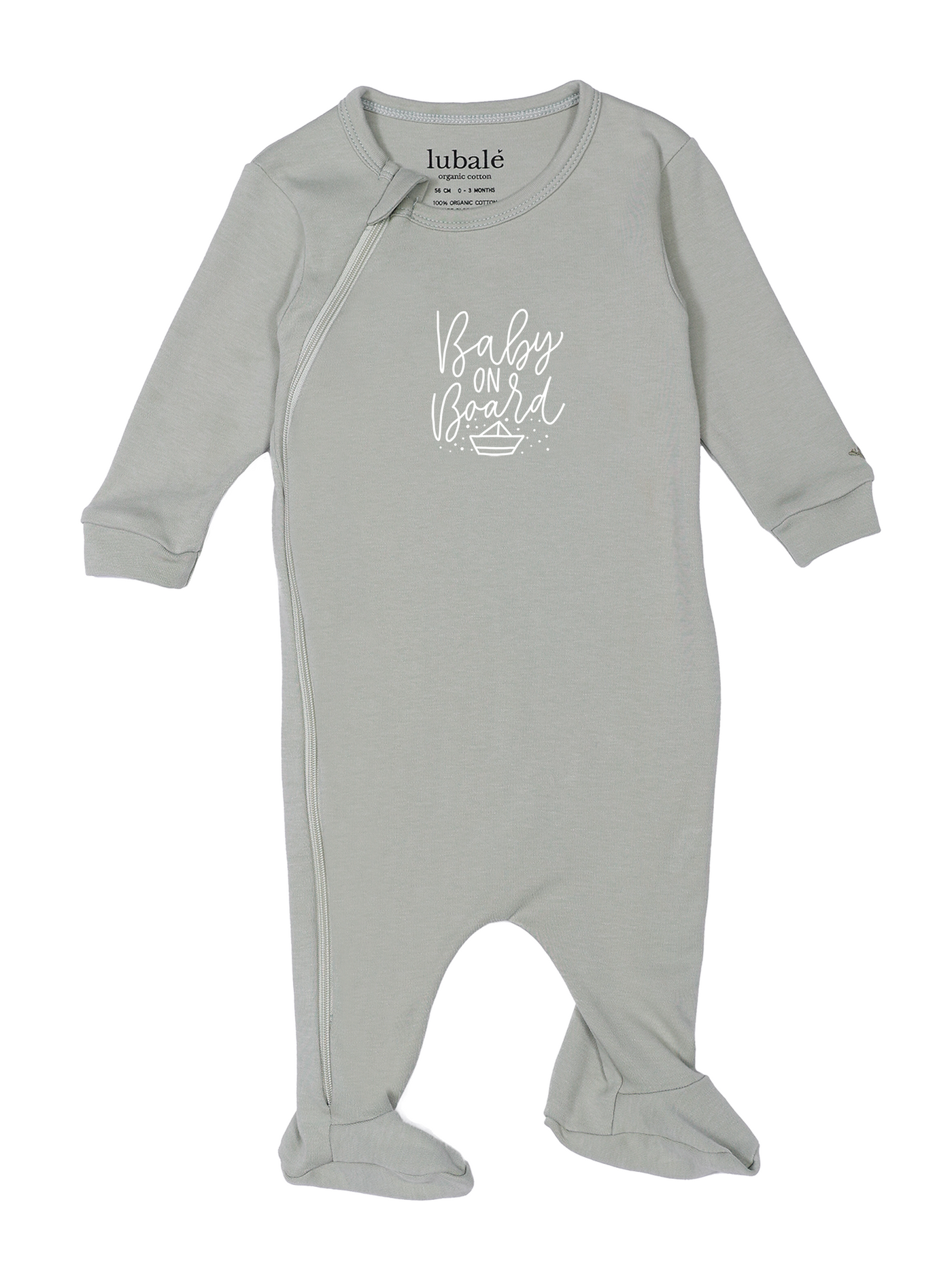 Strampler mit Reißverschluss  -  Baby on Board