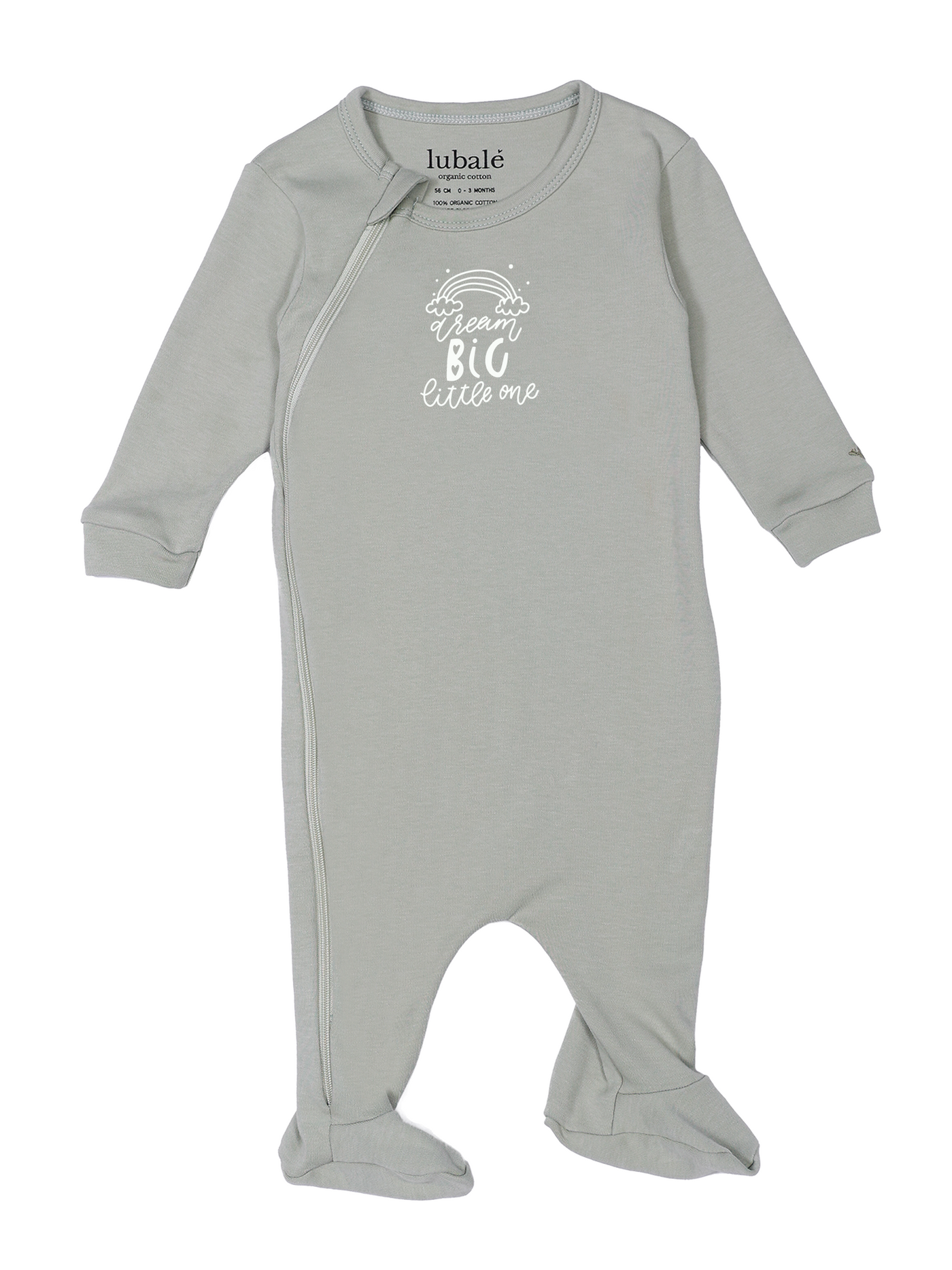 Strampler mit Reißverschluss  -  Dream Big Little One