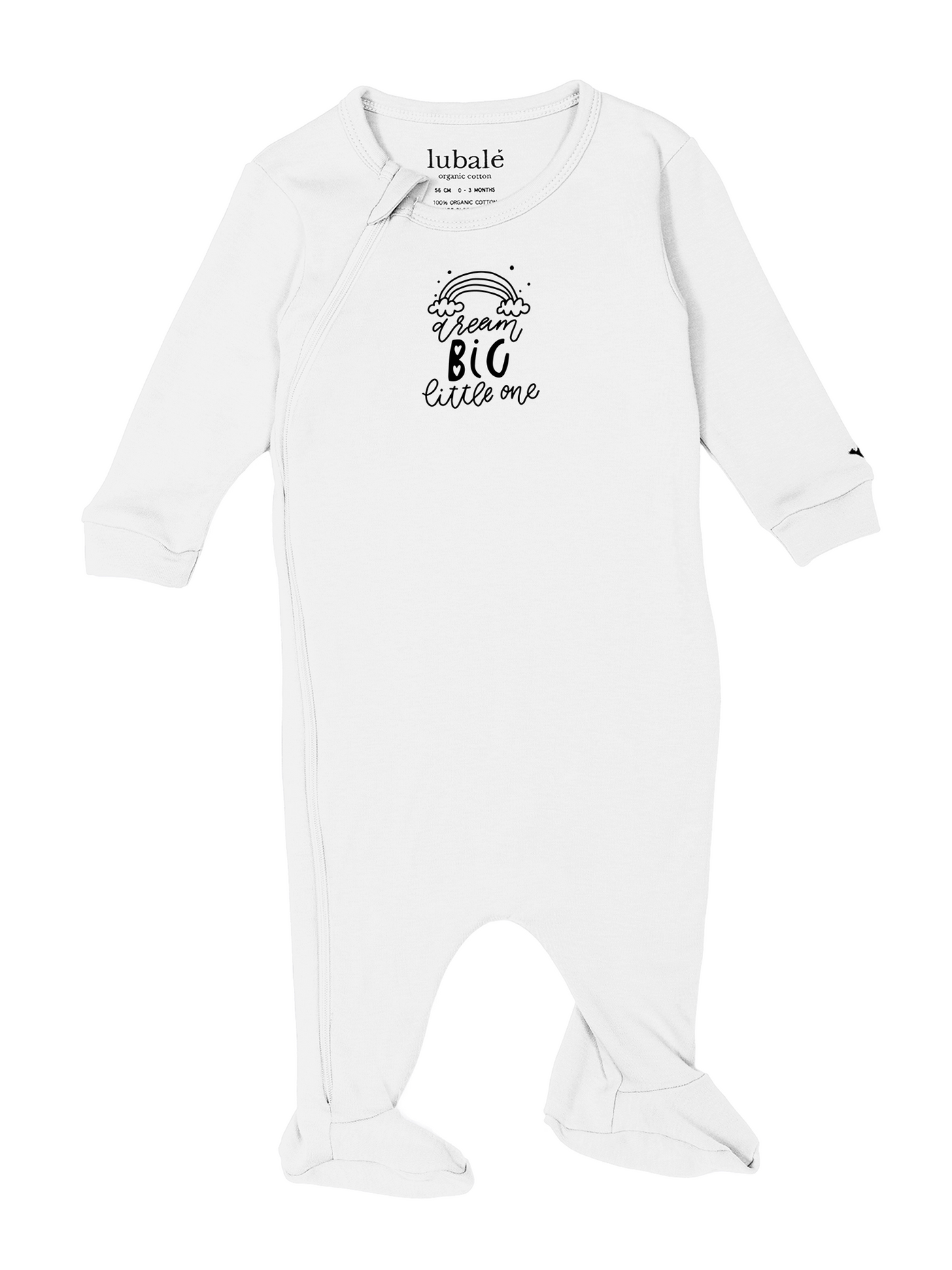 Strampler mit Reißverschluss  -  Dream Big Little One