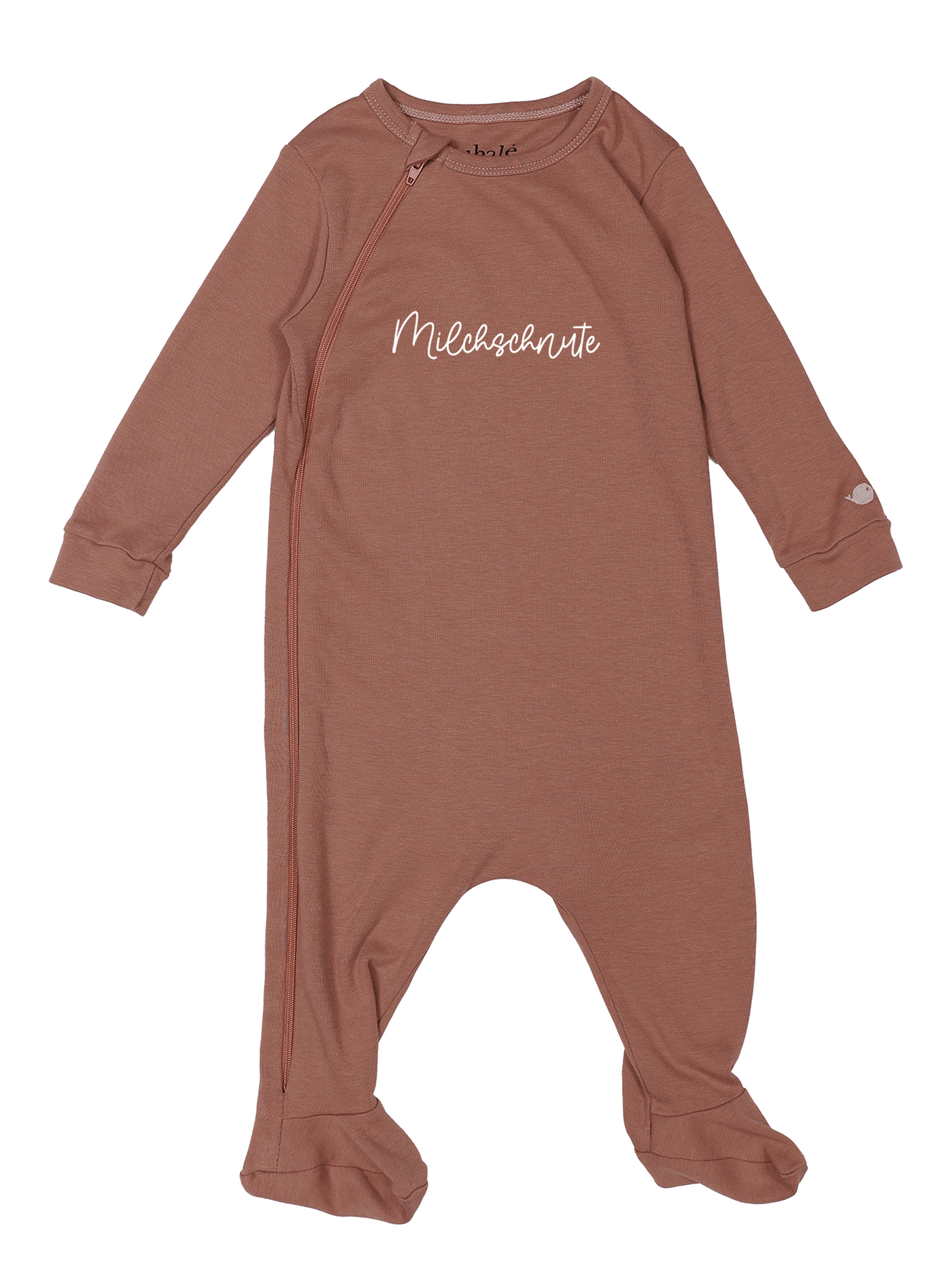 Strampler mit Reißverschluss -  Milchschnute