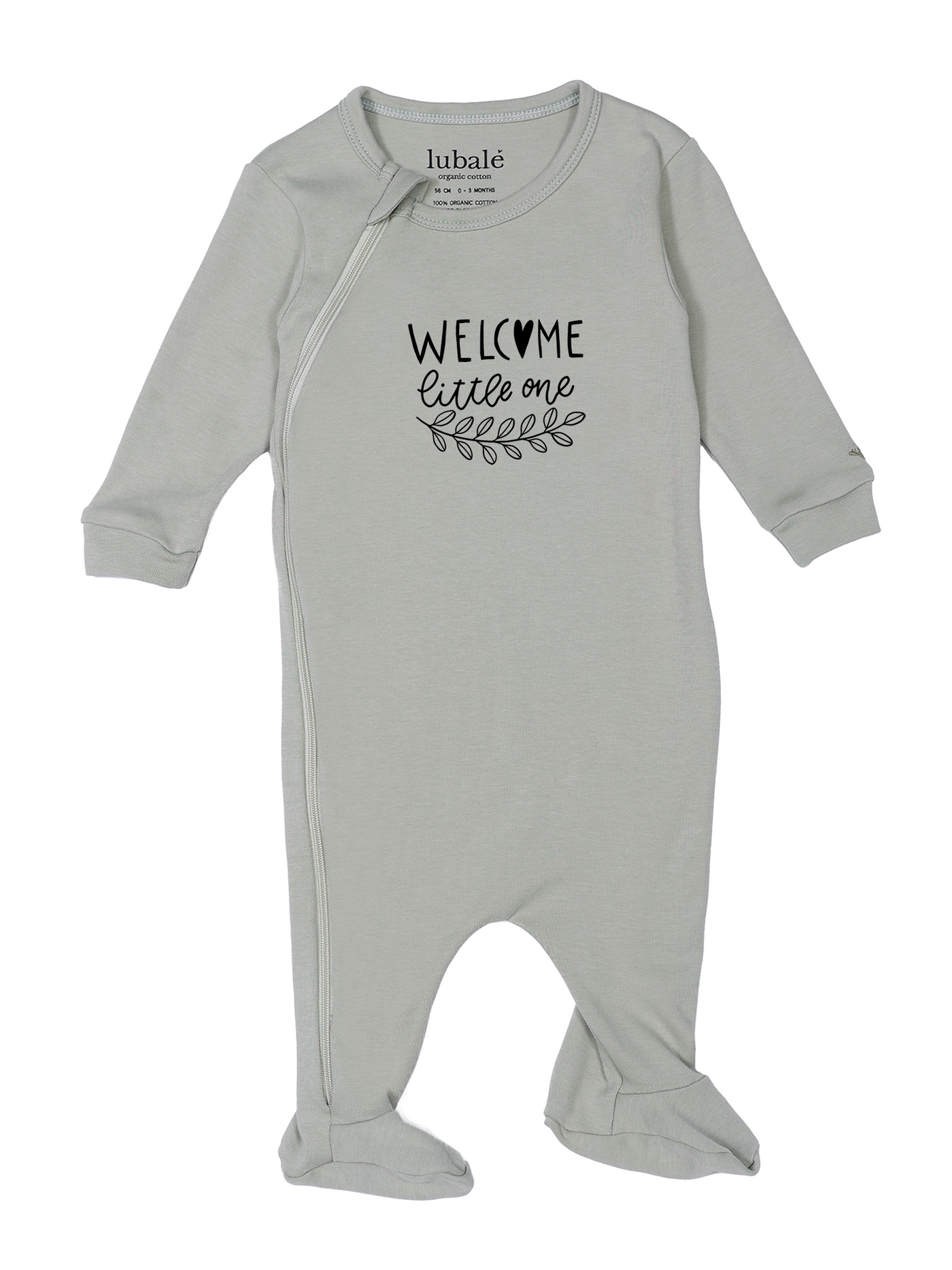 Strampler mit Reißverschluss  -  Welcome little One